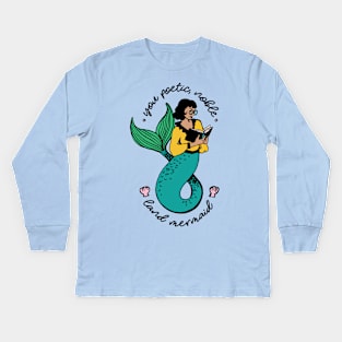 Land Mermaid Kids Long Sleeve T-Shirt